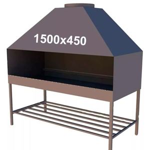 Профессиональный мангал 1300х450