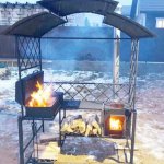 Мангал Ковбой с BBQ