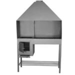 Профессиональный мангал с печкой 1250x450