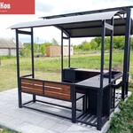 Беседка с мангалом Грация
